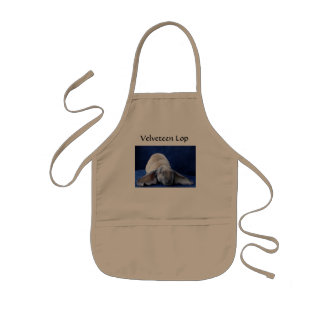 Velveteen Lop Rabbit Kids Apron