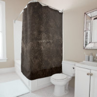 Velvety Bronze Damask | Brown Baroque Grunge