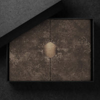 Velvety Bronze Damask | Brown Baroque Grunge