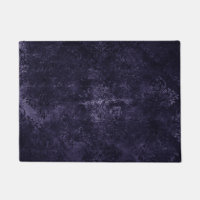 Velvety Midnight Damask | Indigo Purple Grunge