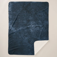 Velvety Navy Damask | Dark Blue Grunge Baroque