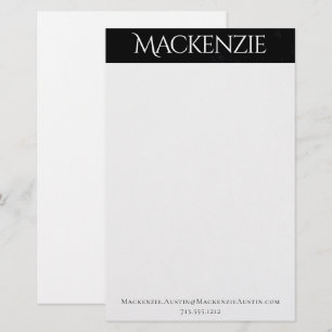 Velvety Onyx Damask   Black Vampy Grunge Custom Stationery