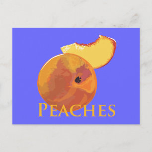 Velvety Peaches Postcard