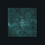 Velvety Teal Damask | Dark Green Grunge Baroque Canvas Print<br><div class="desc">90s Grunge, All Grown Up! Edgy and dramatic gothic-inspired dark velvety baroque damask in deep rich hued palette creates an opulent vintage crushed velvet texture. From the luxurious and sophisticated "Moody Jewel Tones" collection, this novelty modern contemporary mixed medium unisex (yet feminine) abstract effect adds perfect pop of dusky muted,...</div>