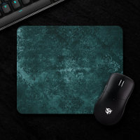 Velvety Teal Damask | Dark Green Grunge Baroque