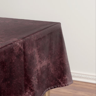 Velvety Wine Damask   Bordeaux Sangria Grunge Glam Tablecloth