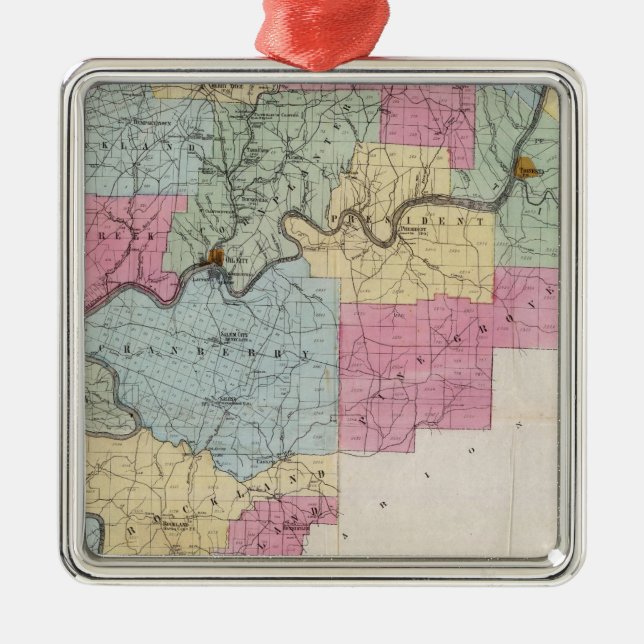 Venango Co, Pa Metal Ornament (Front)