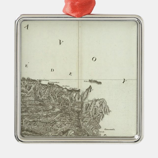 Vence Metal Ornament (Front)