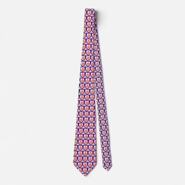 Vendee Coat of Arms SSPX Men's Necktie (Front)