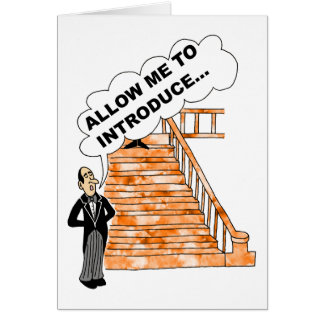 Vendeur Introduction Carte de voeux