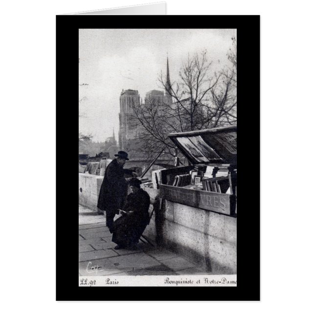 Vendeurs de livre utilisés, Notre Dame Paris (Devant)