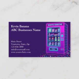Vending Machine Business Card