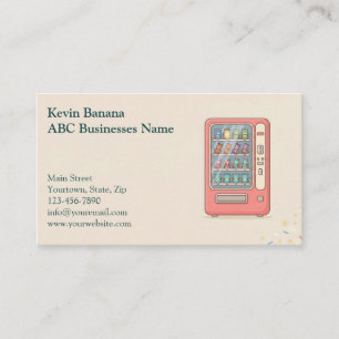 Vending Machine Business Card