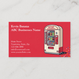 Vending Machine Business Card
