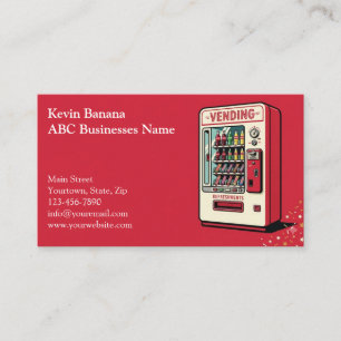 Vending Machine Business Card