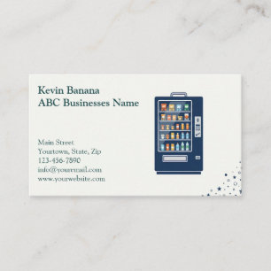 Vending Machine Business Card