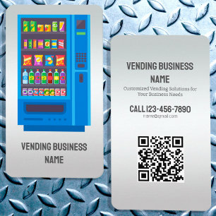 Vending Machine Custom QR Business Card