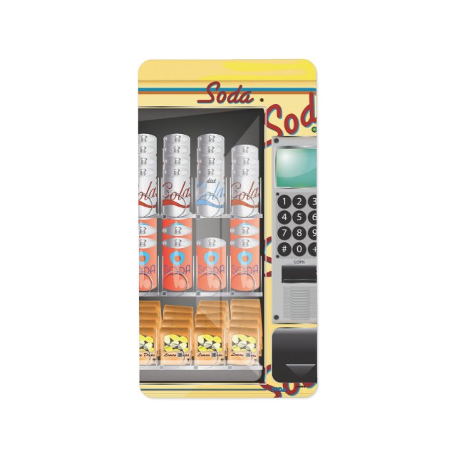 Vending Machine Label (Front)