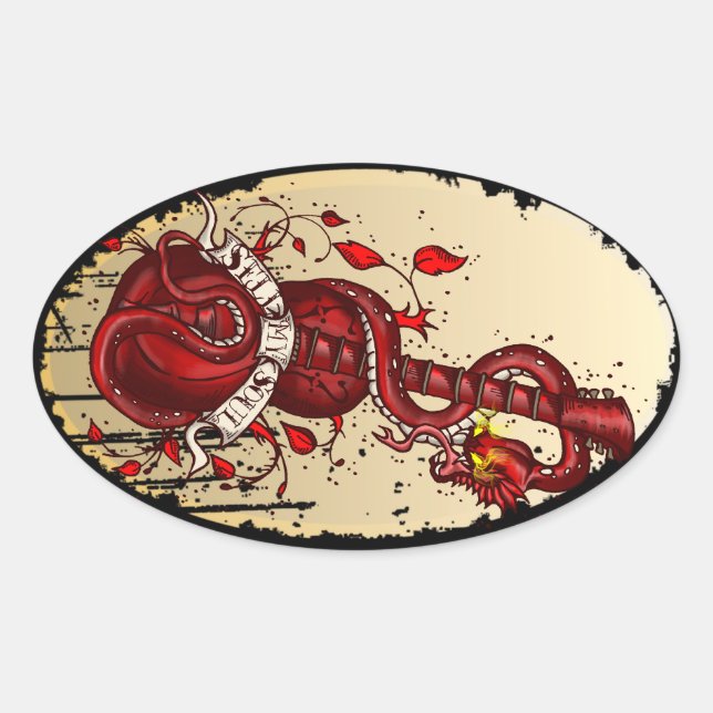 Vendre mon âme autocollant (Devant)