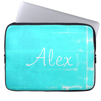 Vendredi Alluring Aqua Laptop Sleeve
