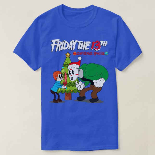 Vendredi le 13ème Noël spécial TShirt (Design devant)
