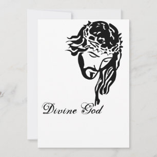 Vendredi saint Dieu divin Carte plate