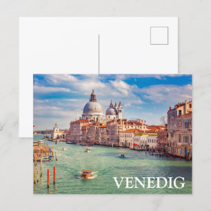 Venedig-Italien-Karte Postcard