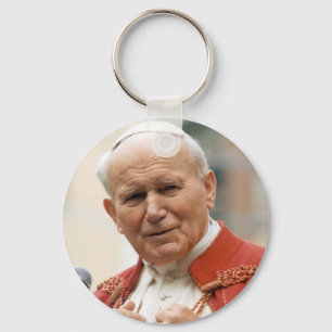 Venerable Pope John Paul II Keychain