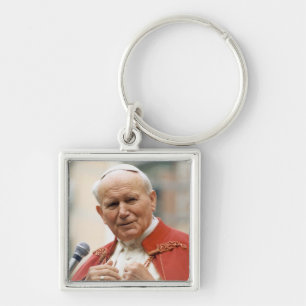 Venerable Pope John Paul II Keychain