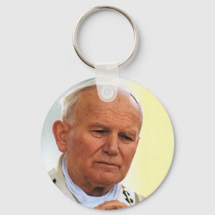 Venerable Pope John Paul II Keychain