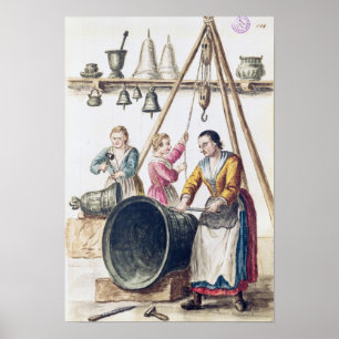 Venetian Bellmaker's Shop Poster