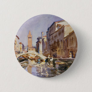 Venetian Canal 2 Inch Round Button