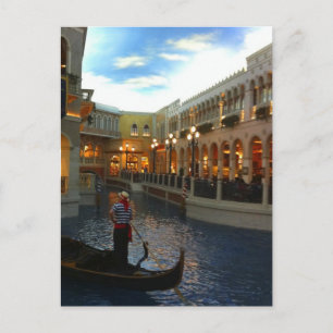 Venetian Canal Gondola Ride, Fabulous Las Vegas Postcard