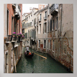 Venetian Canal Poster