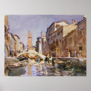 Venetian Canal Poster