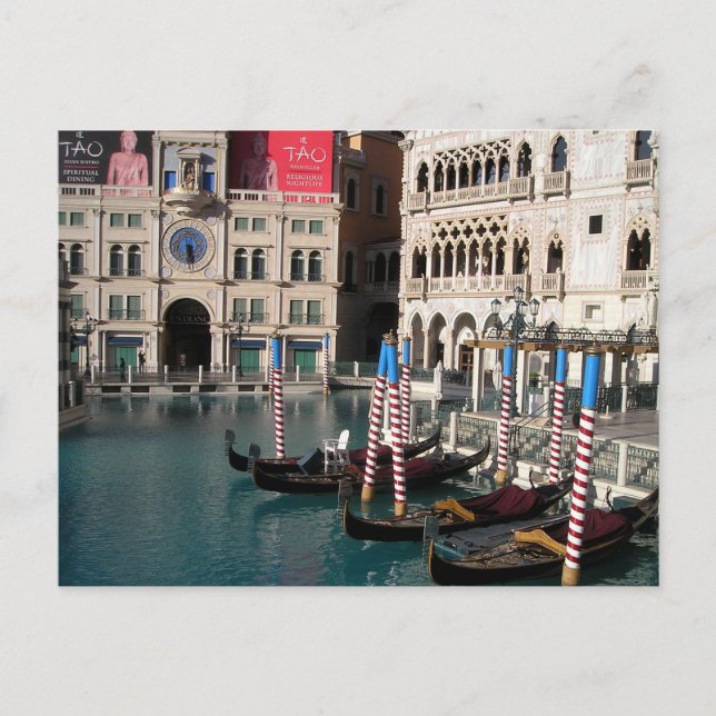 Venetian Casino Little Italy Las Vegas Postcard (Front)