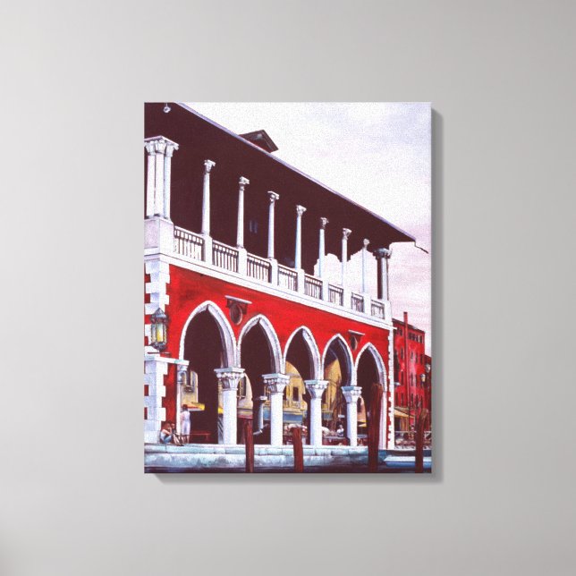 Venetian Charm Canvas Print (Front)