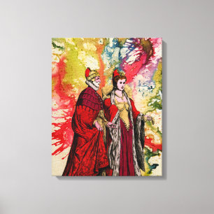 Venetian Doge and Dogeressa by Michael Moffa Canvas Print