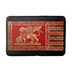 Venetian Flag Bath Mat