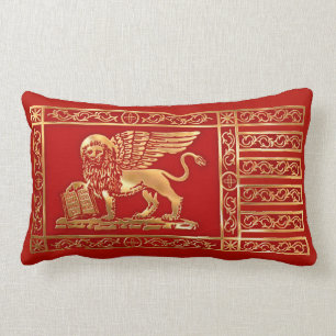 Venetian Flag Lumbar Pillow
