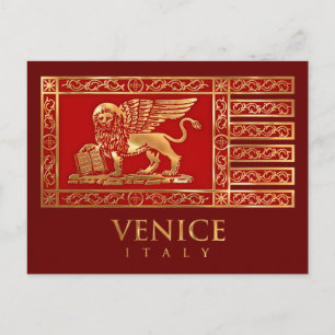 Venetian Flag Postcard