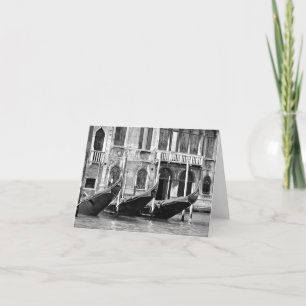 Venetian Gondolas Card