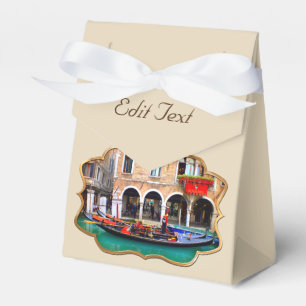 Venetian Gondolas Favor Box