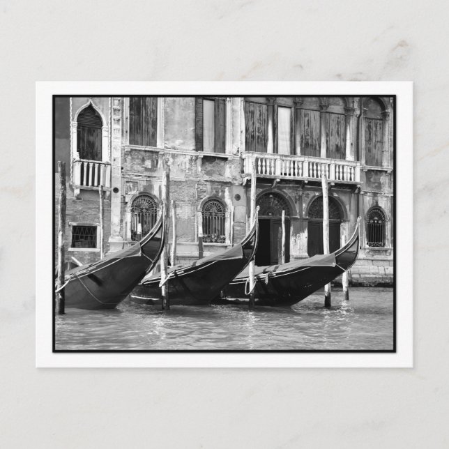 Venetian Gondolas Postcard (Front)