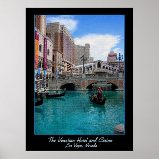 Venetian Gondolas Poster