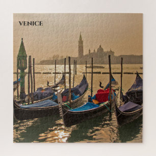 Venetian Gondolas, Venice Italy Jigsaw Puzzle