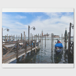 Venetian Gondolas Wrapping Paper