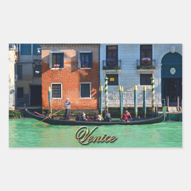 Venetian gondolier sticker (Front)