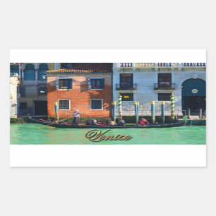 Venetian gondolier sticker