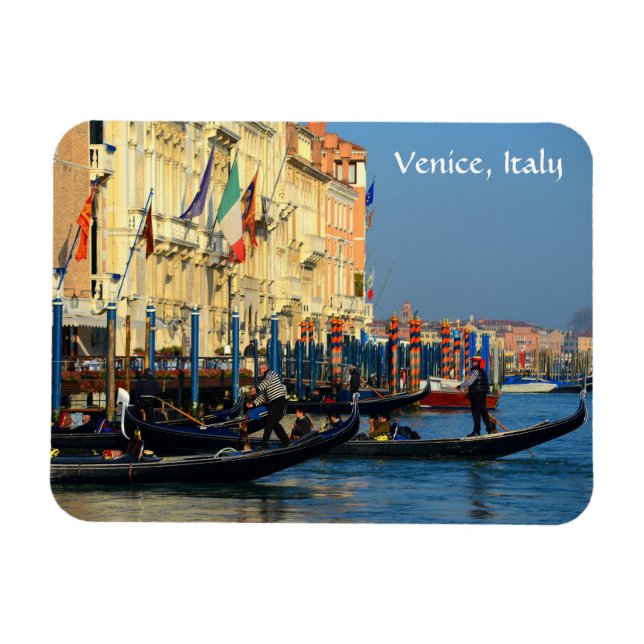 Venetian gondoliers magnet (Horizontal)